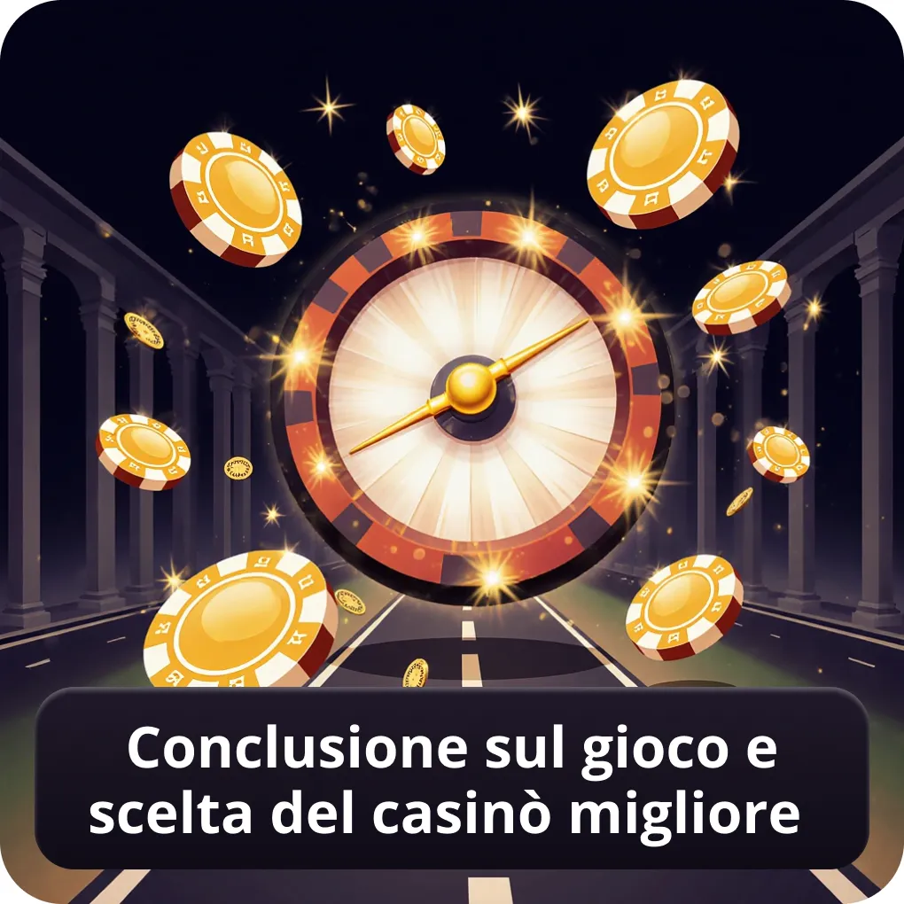 Conclusione sul gioco e scelta del casinò migliore